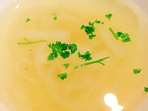 玉ねぎと大根のあっさりスープ